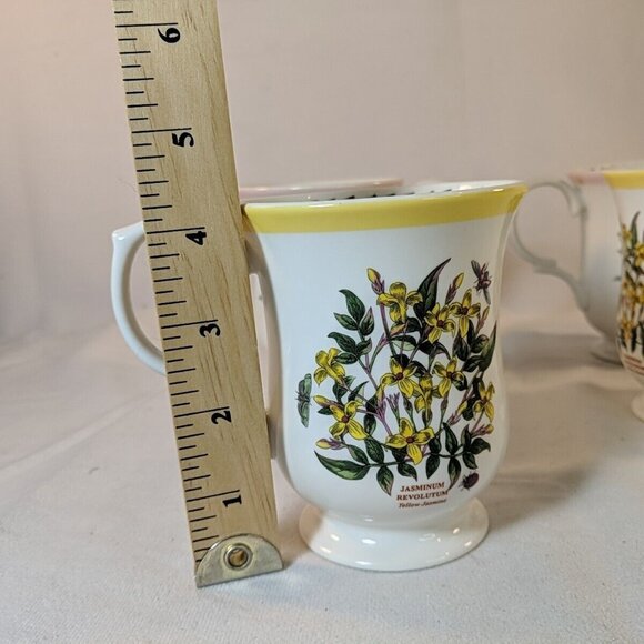 Portmeirion Botanic Garden 4 Set Mugs Floral T1901 T1801 Terrace Lot Pedestal - Picture 14 of 14